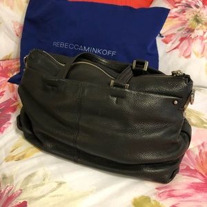 Black Leather Rebecca Minkoff Purse